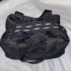 Lesportsac Velvet Patterned Tote Bag